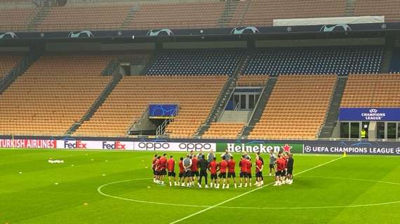 TMW - Benfica, rifinitura a San Siro per i portoghesi: Schmidt carica la squadra a centrocampo