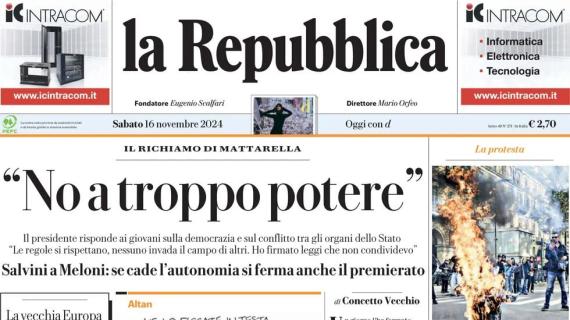 La Repubblica: "Operazione Mondiale: il listone di Spalletti per trovare l’America"