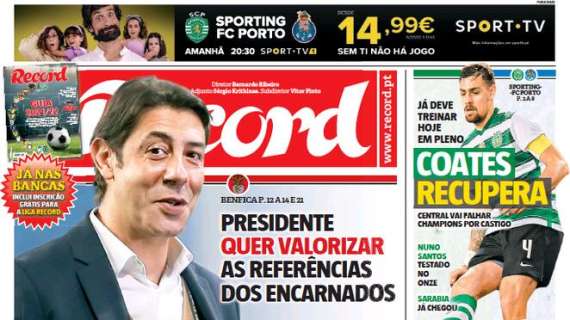 Le aperture portoghesi - Rui Costa presidente del Benfica, operazione back to the future