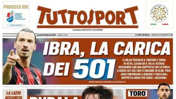 L'apertura di Tuttosport: "Dybala, bonus scudetto"