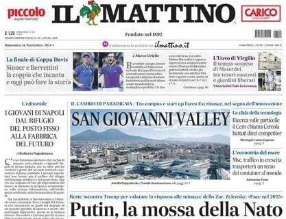 Il Mattino titola: "Gigante pensaci tu". Oggi la Roma, Lukaku dà la carica