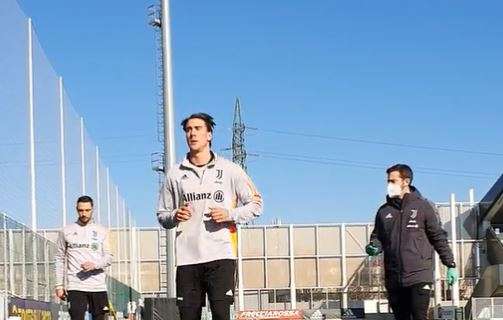 Juventus, il report del primo allenamento con Dusan Vlahovic. Ora due giorni di riposo