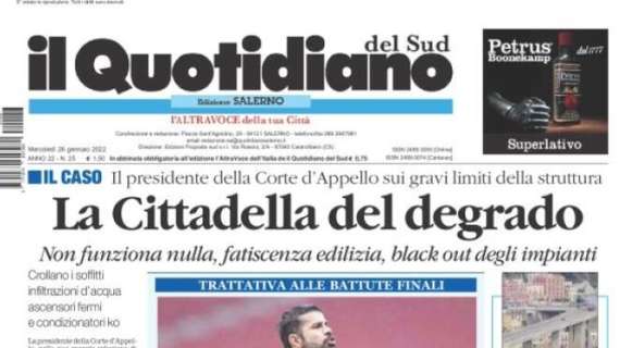 Il Quotidiano del Sud: "Diego Costa alla Salernitana, oggi si decide sul colpo granata"
