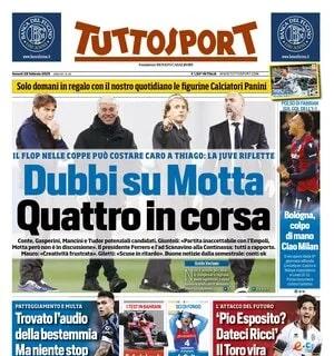 Juventus, altro cambio in panchina? Tuttosport titola: "Dubbi su Motta, quattro in corsa"