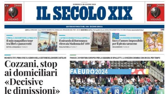 Il Secolo XIX: "Disastro azzurro, torna a casa una brutta Italia. Mai in partita"