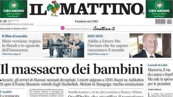 Il Mattino: "De La, gelo su Garcia: 'È in un momento no'. A Italia e Turchia Euro 2032"