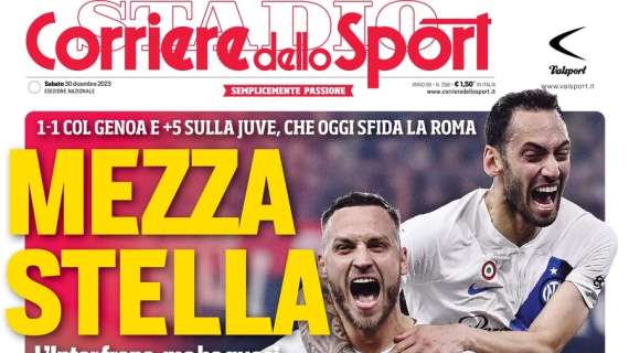 L'apertura Del Corriere Dello Sport Sull'Inter Dopo Il Pari Di Genova ...