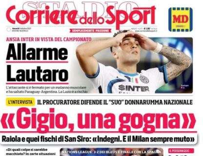 L'apertura del Corriere dello Sport, parla Raiola: "Gigio, una gogna"