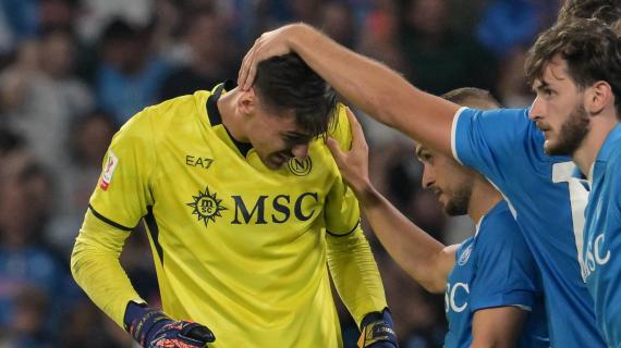 Meret rientra dopo la sosta. Il comunicato del Napoli sull'infortunio del suo portiere