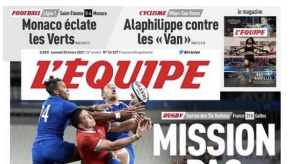 L'Equipe: "Poker del Monaco al Saint-Etienne: anche loro nella corsa scudetto"