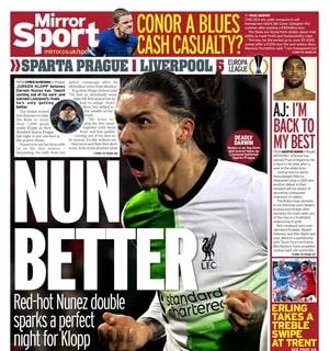 Le aperture inglesi - Europa League, manita del Liverpool allo Sparta Praga: "Nun better"