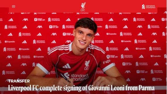 Giovanni Leoni è un nuovo giocatore del Liverpool: cessione record per il Parma