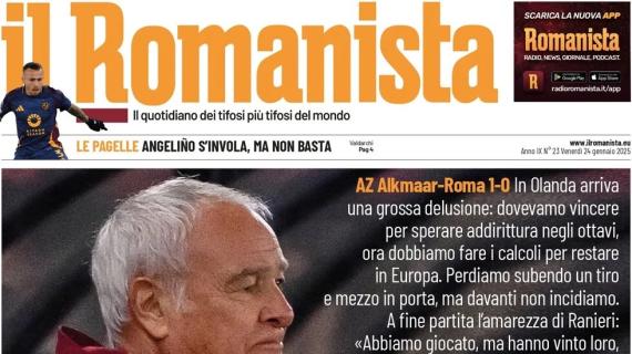 "Siamo fatti male": il duro commento di Ranieri in prima pagina su Il Romanista 