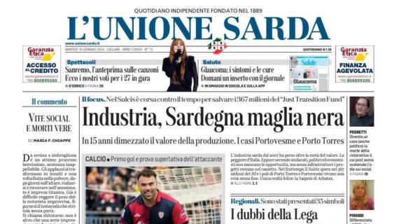 L'Unione Sarda: "Andrea Petagna conquista il Cagliari"