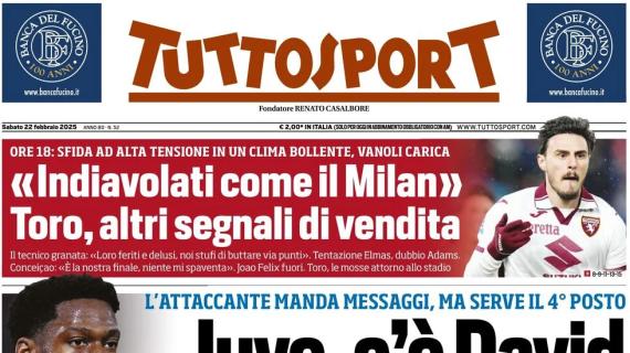 David si libera a zero. Tuttosport: "Juve, c'è David con la Champions"