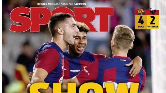 Le aperture dei principali quotidiani spagnoli - Il Barcellona vince il Trofeo Gamper