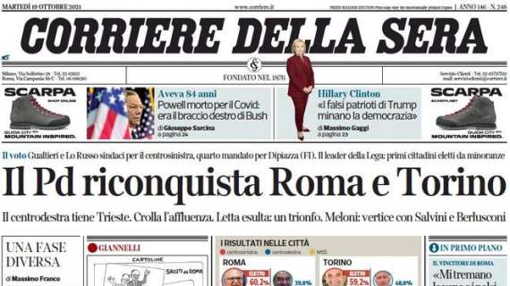 Il Corriere della Sera in apertura sulle gare di Milan ed Inter in Champions: “Dentro o fuori”