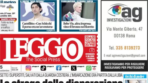 Leggo in prima pagina sulla Roma: "I giallorossi alzano il muro con Hummels"