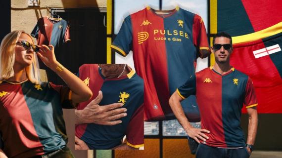 Genoa, svelata la nuova maglia 2025/26: "Ogni dettaglio è ispirato all’iconico stemma"