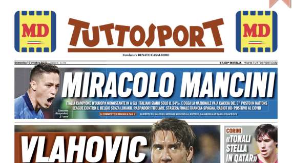 L'apertura di Tuttosport su Dusan Vlahovic: "Premier o Juventus"