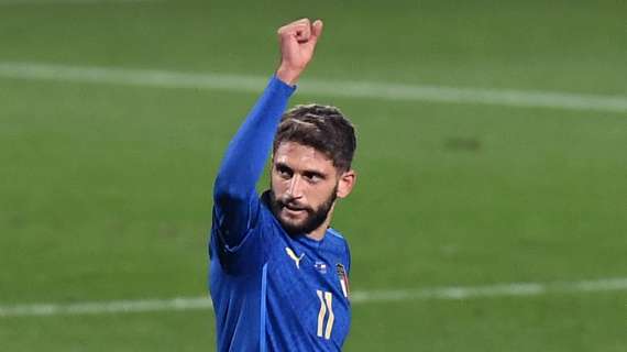 Terzo gol azzurro nel 2020 per Berardi: nessuno meglio di lui con la maglia dell'Italia