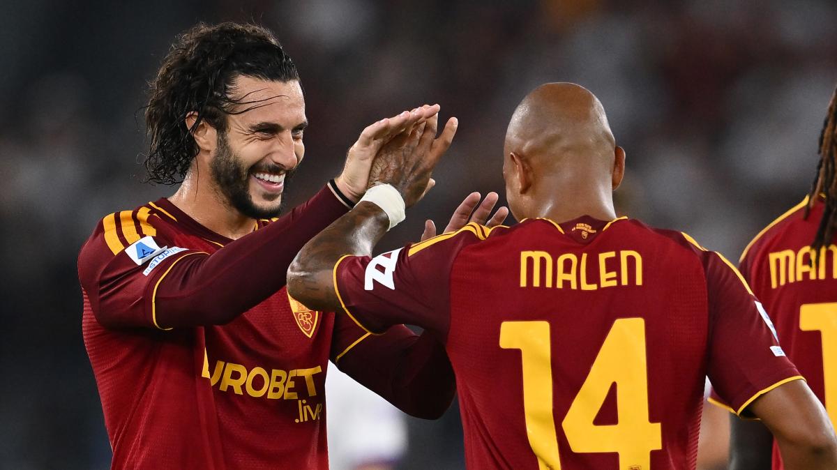 È come tre mesi fa: Roma-Fiorentina 4-0. Malen-Dybala show, i giallorossi fanno paura