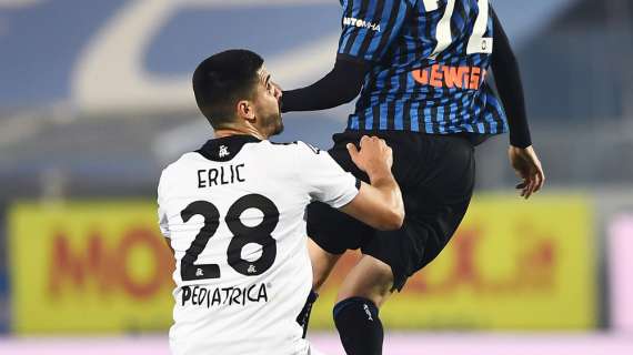 Spezia, Erlic: "Peccato il mio gol non sia bastato. Il derby? Una battaglia"