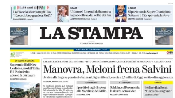 La Stampa: "Champions nel futuro: il primo maxi-girone unico della coppa extralarge"