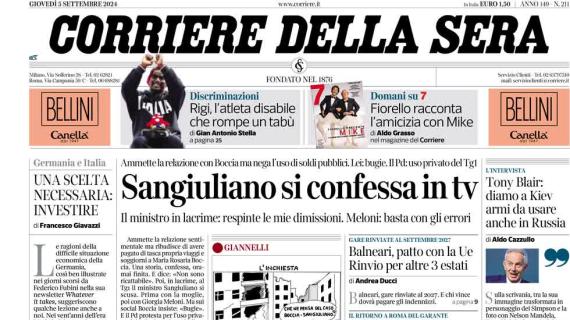 Il Corriere della Sera sul Pallone d'Oro: "Messi e Ronaldo fuori, assenti gli italiani"