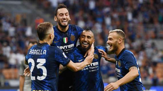 Le pagelle dell'Inter - Assist e gol per Calhanoglu e Vidal, prima gioia nerazzurra per Dzeko