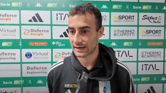 Virtus Entella, Fumagalli: "Ci portiamo a casa la prestazione ottima, peccato per il pari"