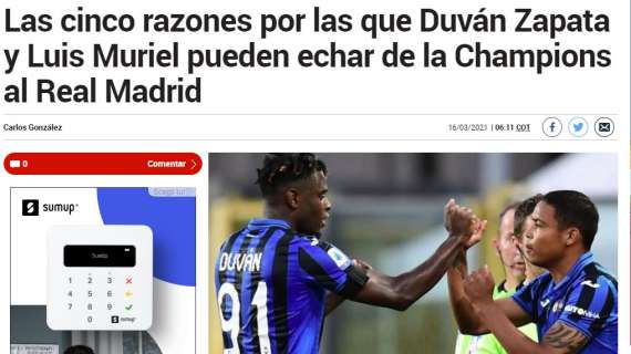 In Spagna temono l'Atalanta. Marca: "I 5 motivi per cui può eliminare il Real Madrid"