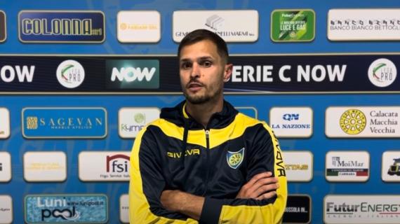 Carrarese, vittoria all'esordio: suo il derby con lo Spezia. Finotto: "Ci ho sempre creduto"