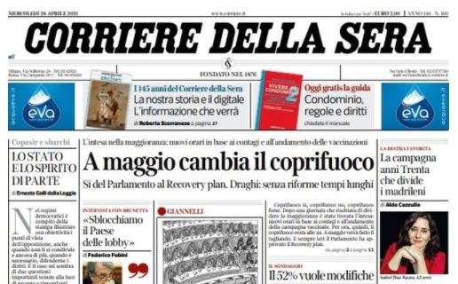 Corriere della Sera sulla crisi del Milan: "Il grande freddo"