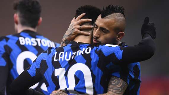 Inter, Vidal si congratula con i compagni per l'1-0 al Cagliari: "Adesso otto finali"