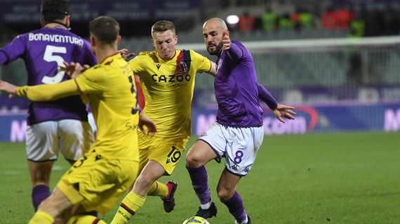 Fiorentina-Bologna 1-2: il tabellino della gara