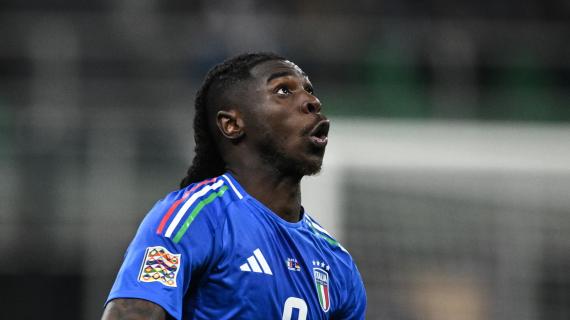 Italia, Kean: "Occasione per il 2-0? Bravo il portiere. Possiamo ribaltarla al ritorno"