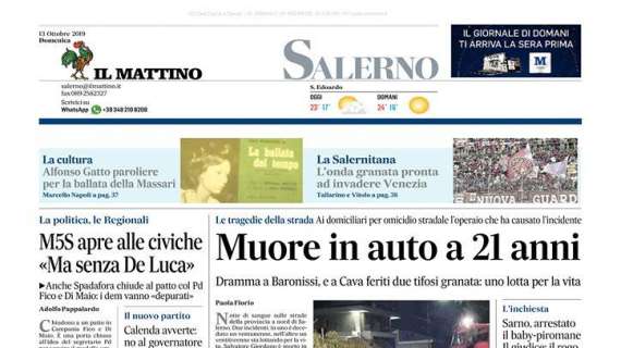 Salernitana, Il Mattino: "Onda granata pronta ad invadere Venezia"