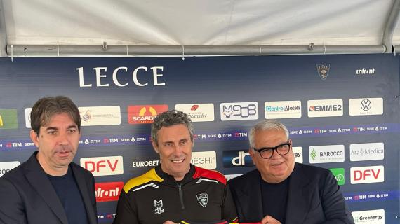 Lecce, Corvino: "Gotti ha accettato la sfida. D'Aversa non è una persona violenta"