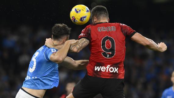 Napoli-Milan, è pari spettacolo: Giroud illude, i partenopei la riprendono nella ripresa