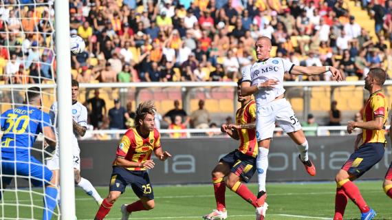 Lecce-Napoli 0-4, le pagelle: Ostigard vola, Natan ineccepibile. Osimhen entra e segna