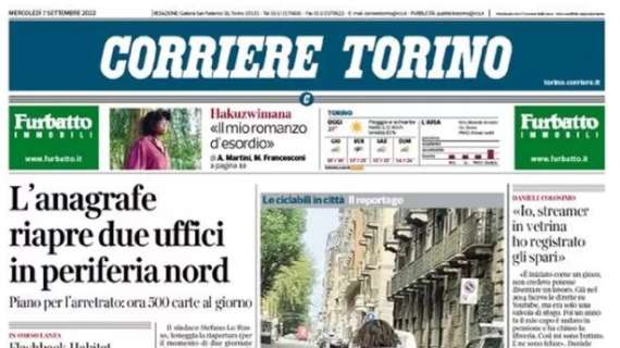 Il Corriere di Torino in apertura su Pogba: "Il chirurgo: 'Torna tra due mesi'"