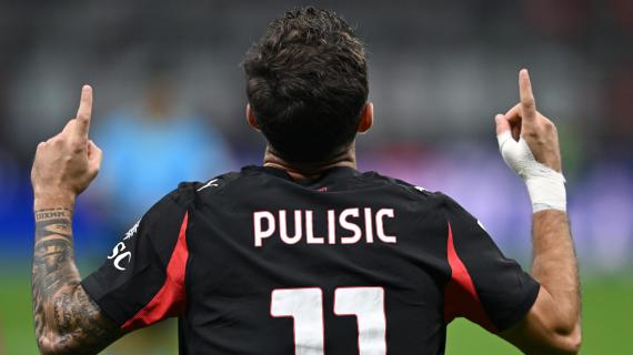 Prima l'assist, ora il gol: uno scatenato Pulisic porta il Milan sul 2-0 contro il Napoli al 31'