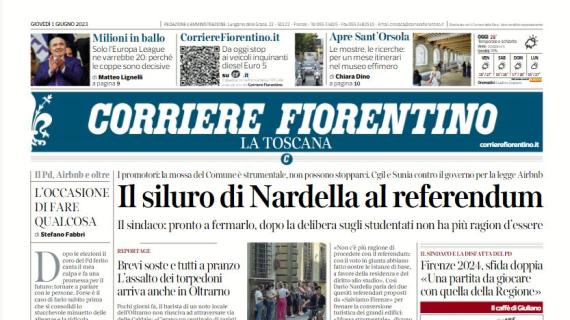 Fiorentina, l'importanza delle coppe europee. Il Corriere Fiorentino: "Milioni in ballo"