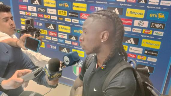 Kean: "Mi piace giocare con un altro attaccante e Mateo è un grande centravanti"