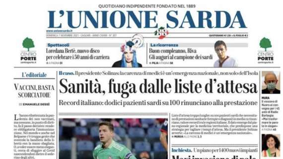 Sconfitta casalinga contro l'Atalanta, L'Unione Sarda: "Il Cagliari è in ginocchio"
