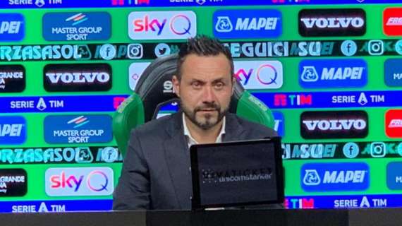 Sassuolo, De Zerbi: "Non facile trovare una quadra ma la squadra è forte"