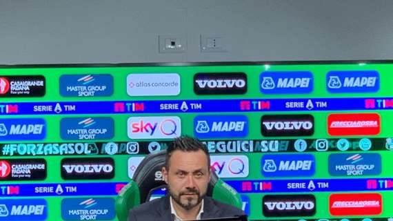 LIVE TMW - Sassuolo, De Zerbi: "Non andremo a Roma per fare le comparse"