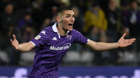 Fiorentina sotto di un gol e di un uomo contro l'Atalanta: rosso diretto per Milenkovic