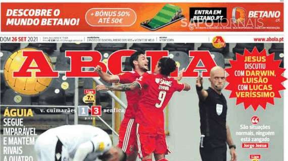 Le aperture portoghesi - Benfica, 7 senza fermarsi: Joao Mario debutto con gol in campionato